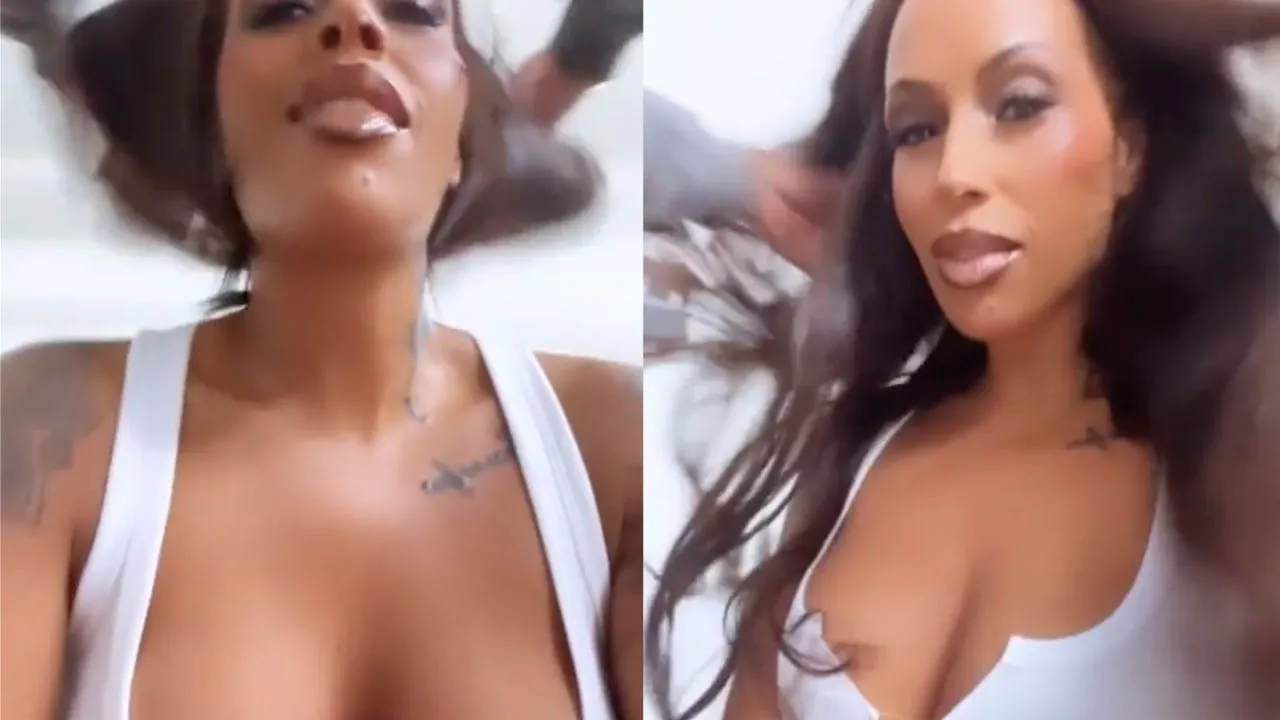Glennis Grace laat per ongeluk iéts te veel zien op Instagram (18+ BEELDEN)
