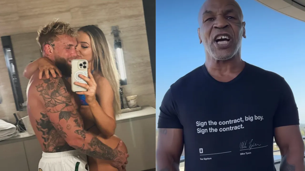 ZIEN: Jake Paul zet bizarre tattoo van Mike Tyson in aanloop naar gevecht