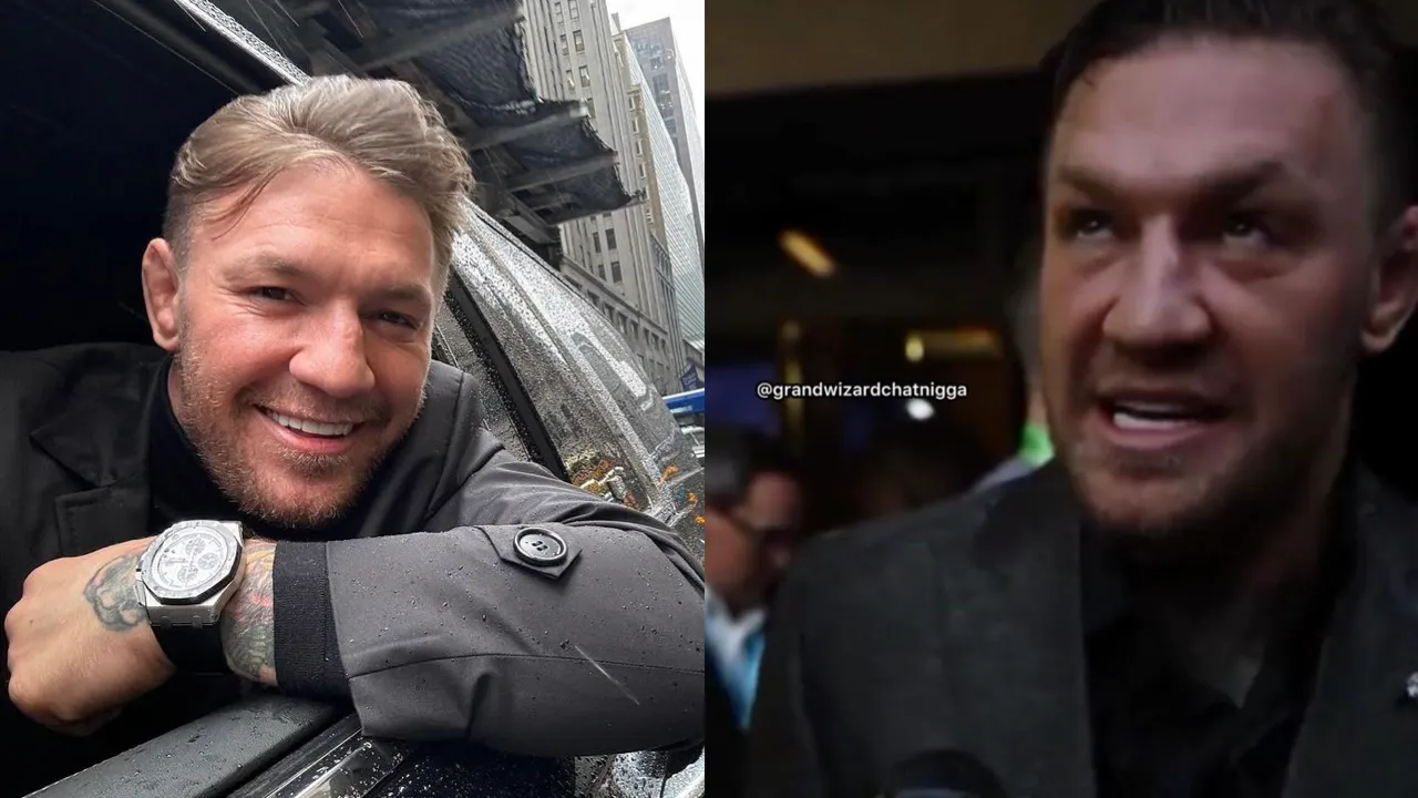 Conor Mcgregor zit weer vol aan de sneeuw met gekke trekjes