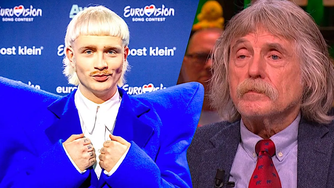 Johan Derksen haalt keihard uit naar Joost Klein: ’Je schaamt je...'