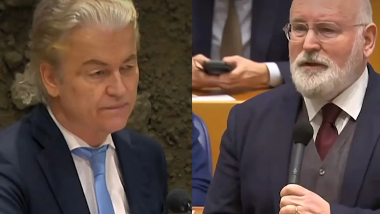 Wilders en Timmermans discusseren fel met elkaar: 'Nou rustig joh!' (VIDEO)