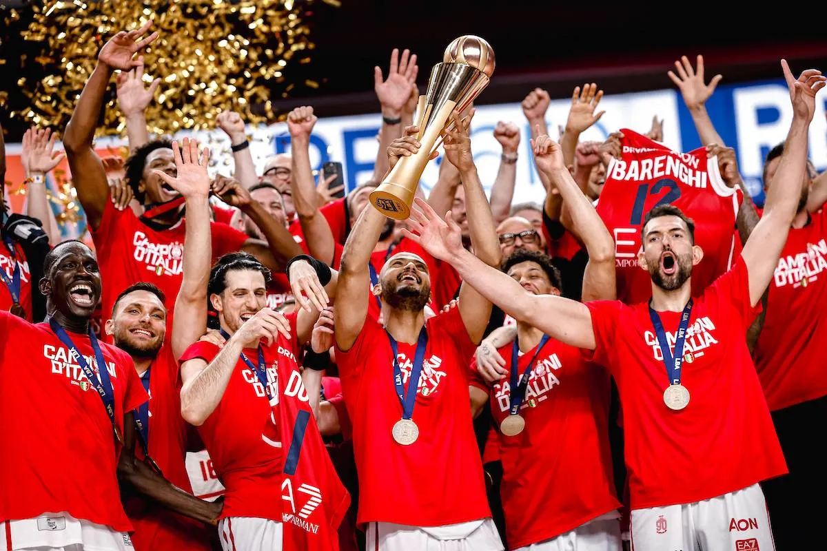 Olimpia Milano festa scudetto