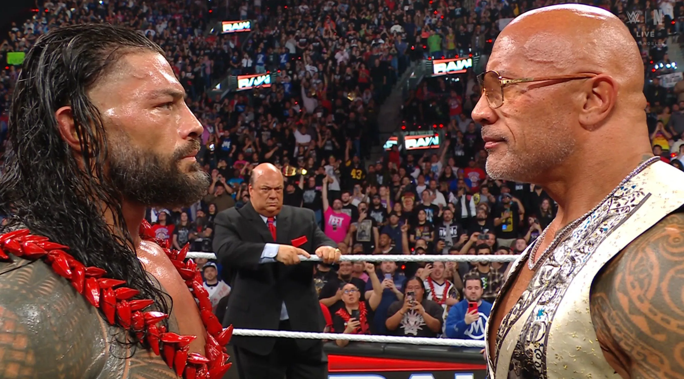 WWE Raw (6.1.25) Ergebnisse: The Rock zurück, Tribal-Combat-Entscheidung, Punk vs. Rollins
