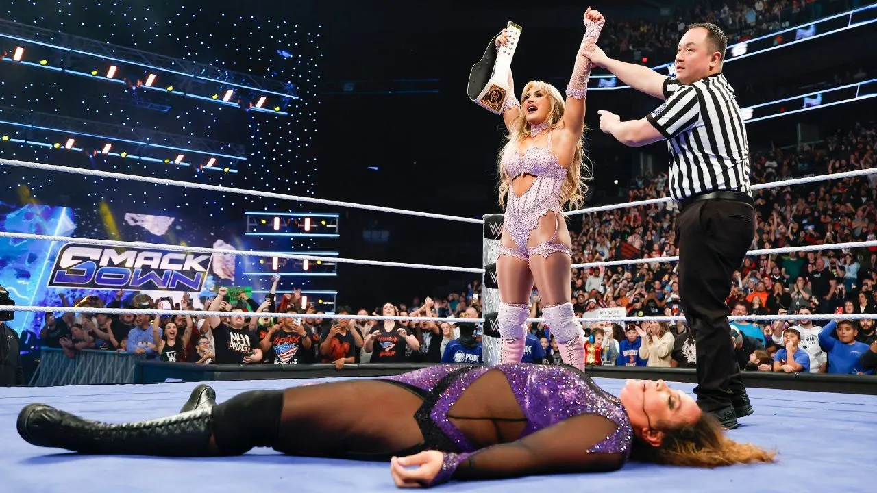 WWE SmackDown (3.1.25): Titel-Hammer! Tiffany Stratton macht den Cash-In, Drew McIntyre taucht auf