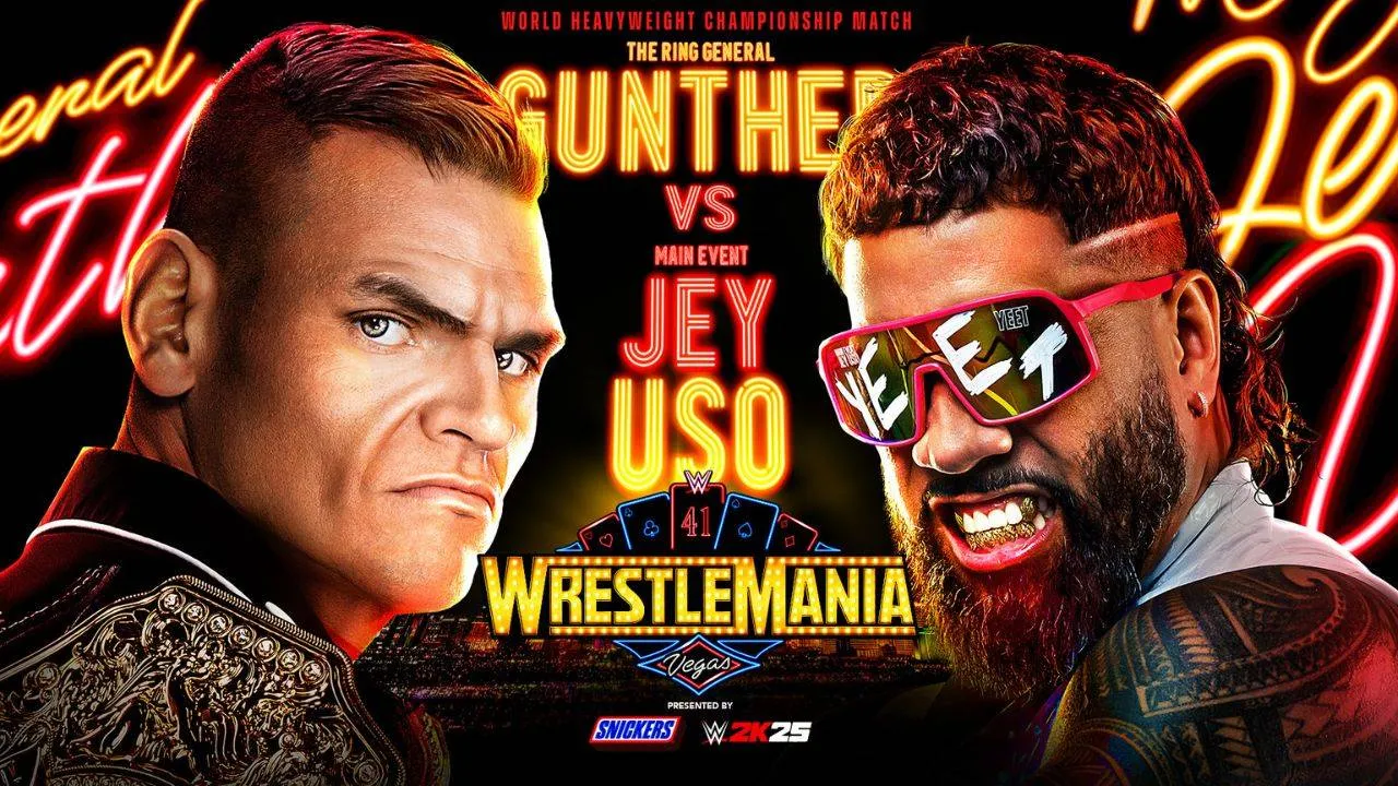 WWE WrestleMania 41 - Night 1: Ergebnisse - Gunther vs. Jey Uso - Live-Ticker (1/3)