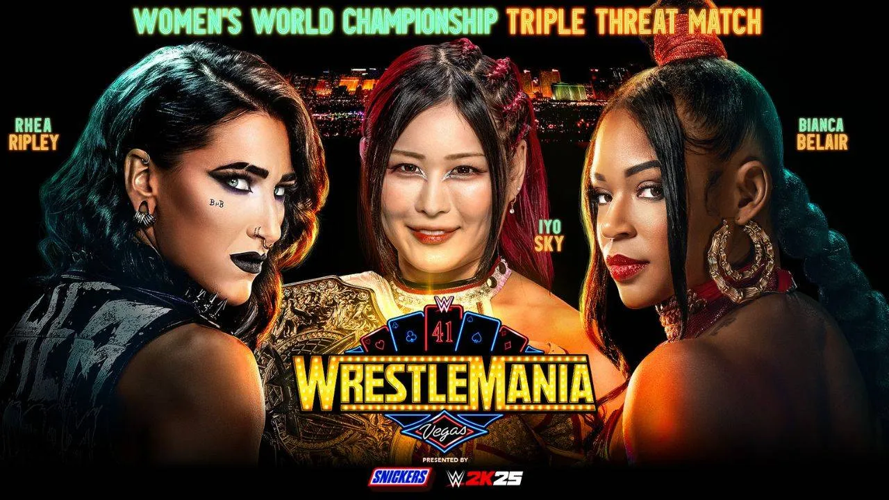 wwe wrestlemania 41 triple threat womens