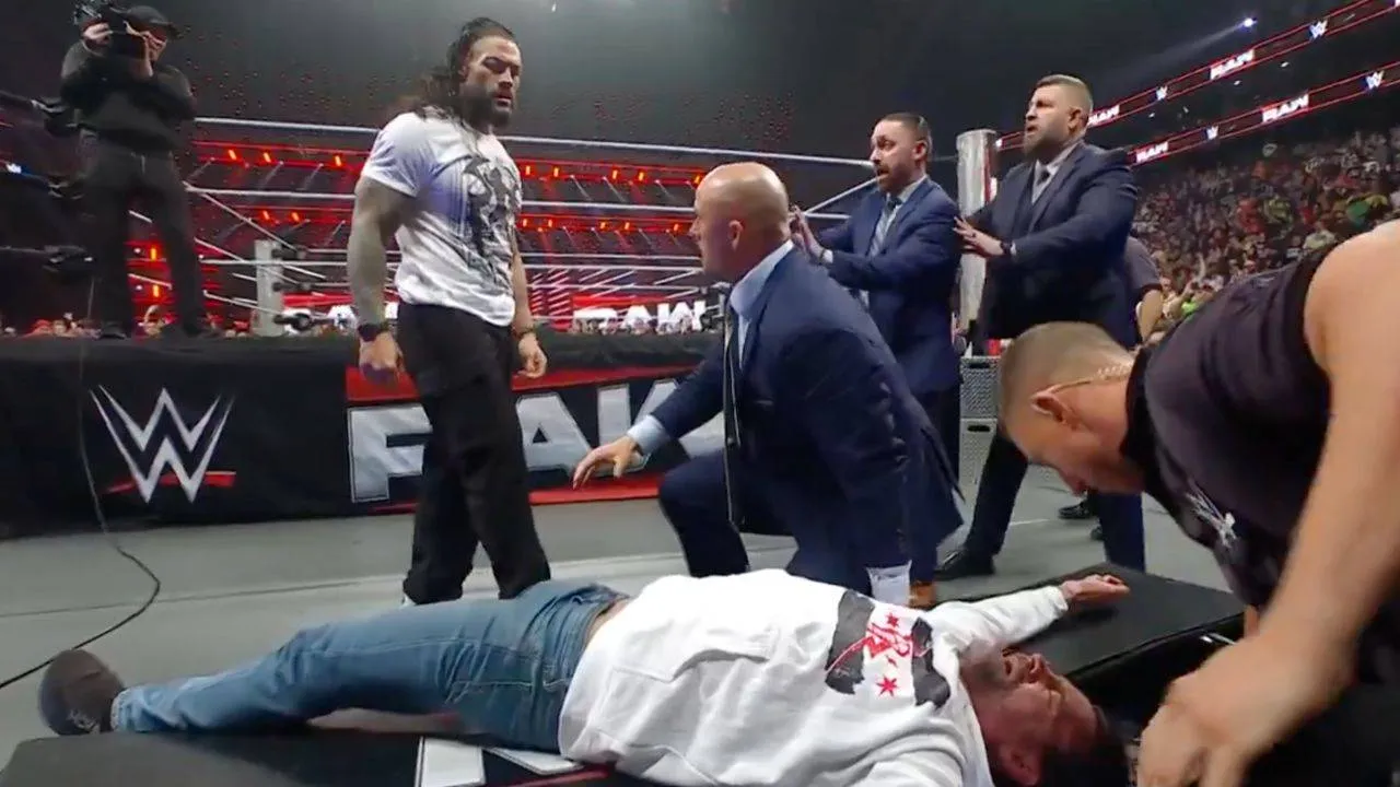 WWE Raw (23.3.26): Roman Reigns dreht durch! Rollins verhaftet! Femi legt gegen Lesnar nach!