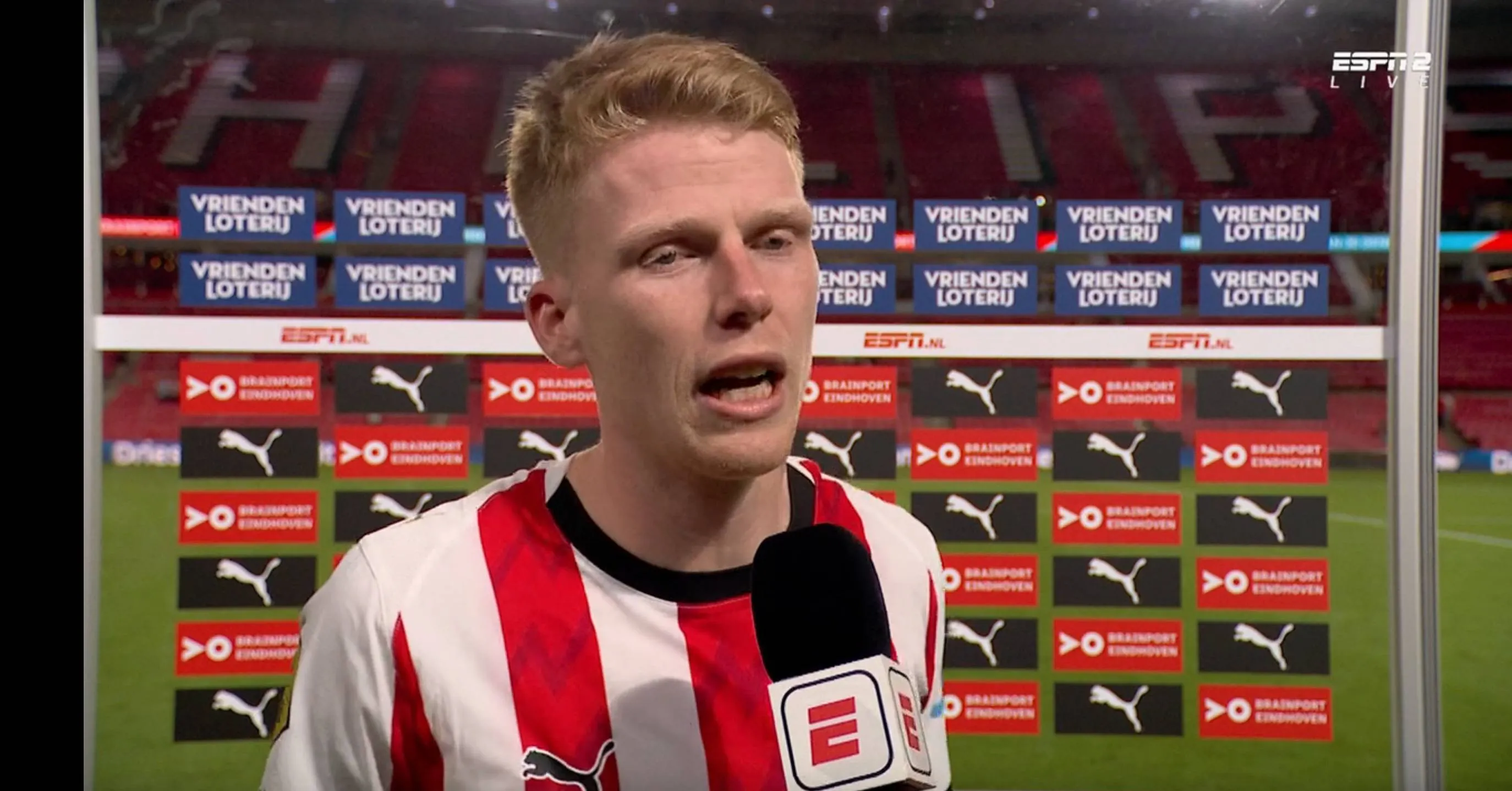 Jerdy Schouten corrigeert journalist van ESPN: 'Jij begint nu over vermoeidheid, maar...'