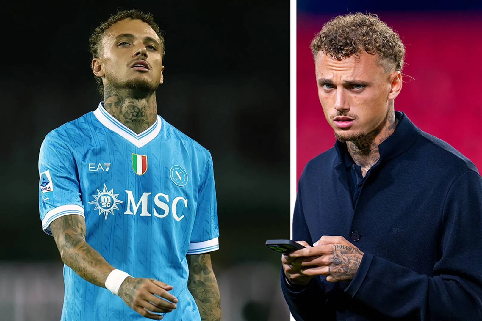 Noa Lang richt zich na PSV - Napoli tot PSV-fans