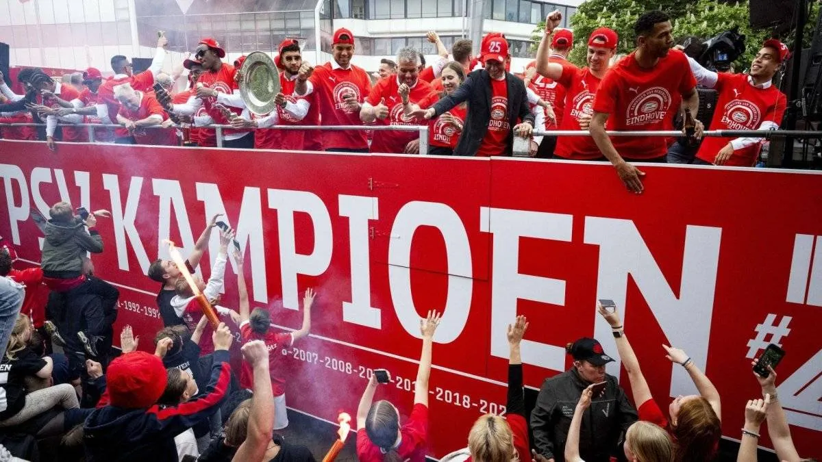 Huldiging PSV als kampioen dinsdag 7 april: dit is het volledige programma
