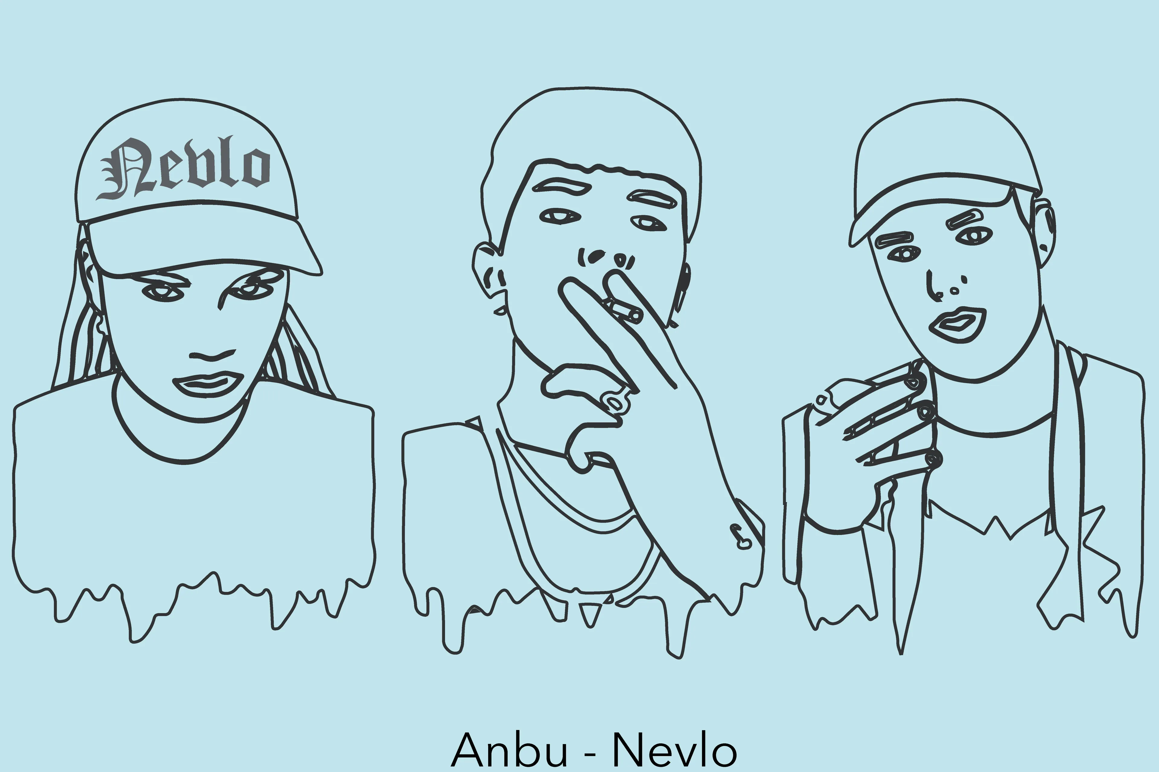 NEVLO mixtape cover FRONT