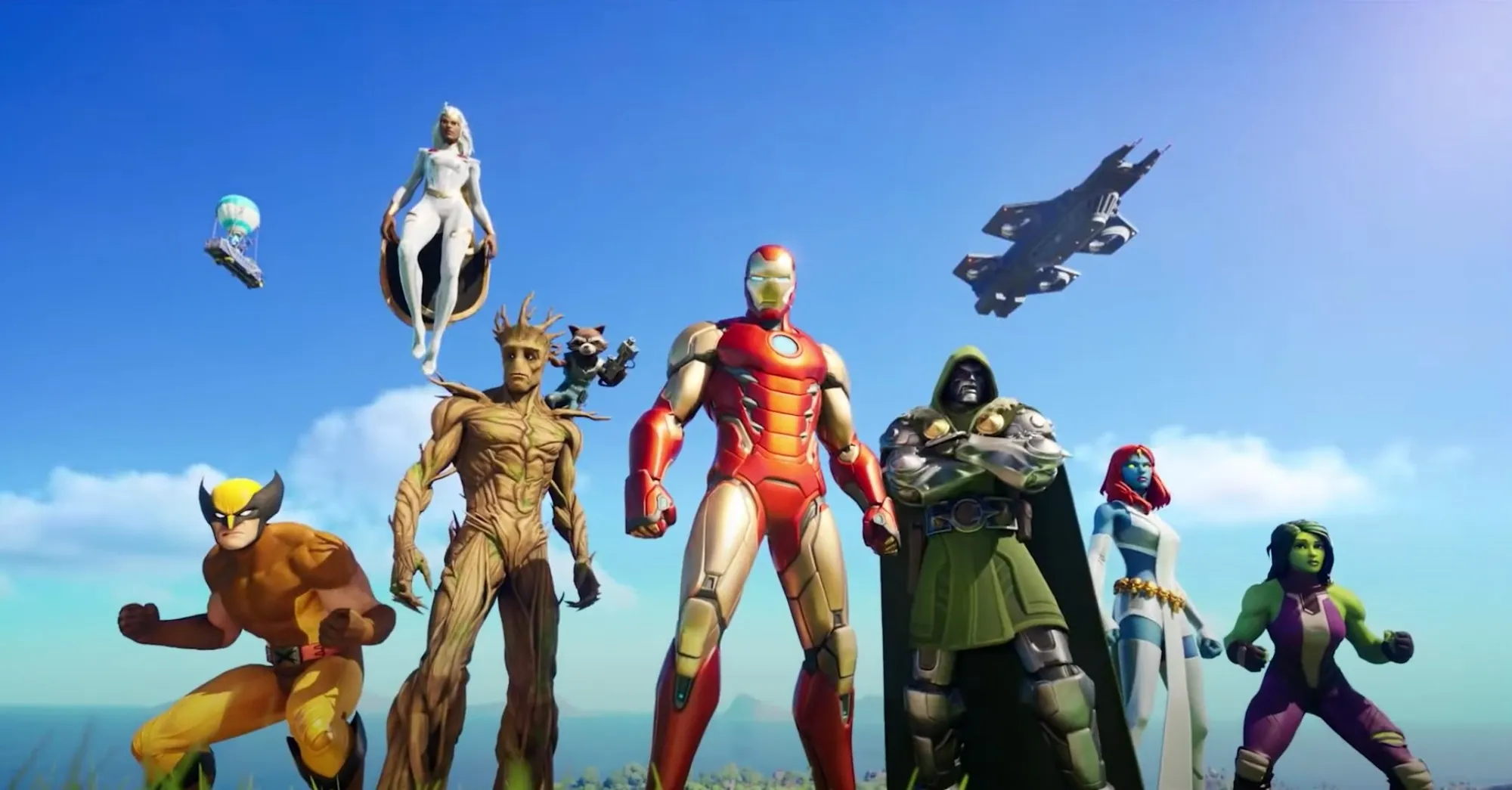 Fortnite introduceert o.a. Thor, Iron Man, Wolverine & Storm in nieuwe Marvel update
