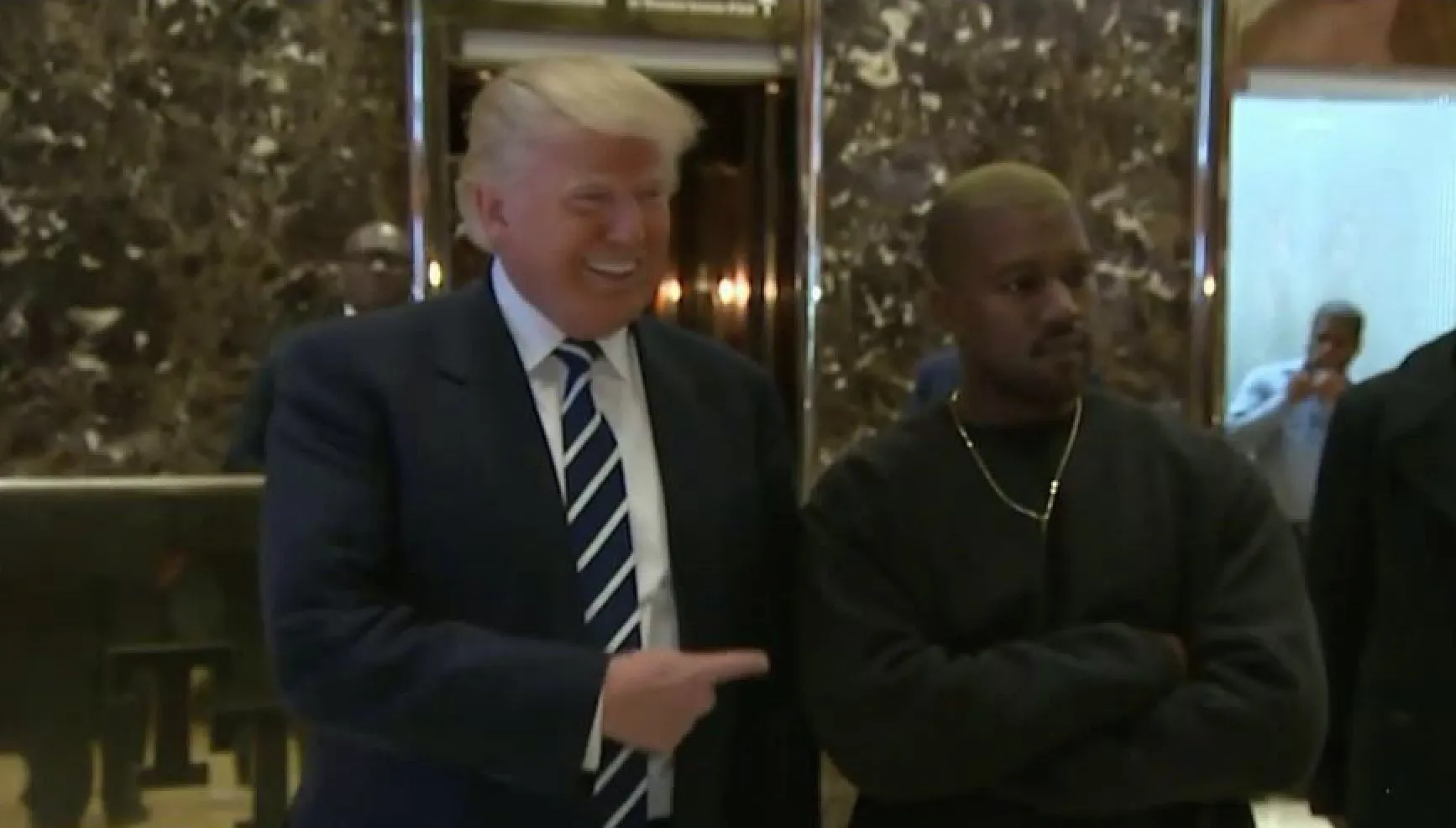 kanye trump