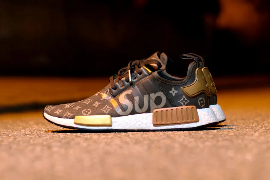 supreme louis vuitton adidas nmd r1 customs 0001