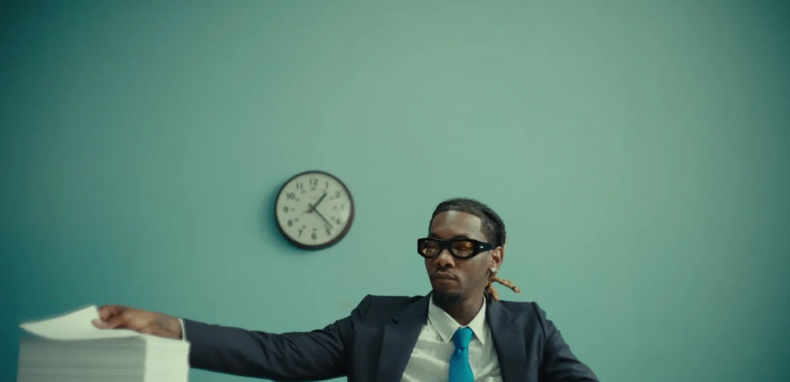 Offset dropt Blame It On Set video