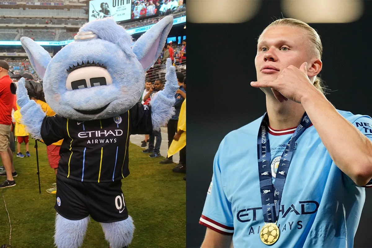 Aangifte tegen Erling Haaland voor mishandeling van een Manchester City Mascotte