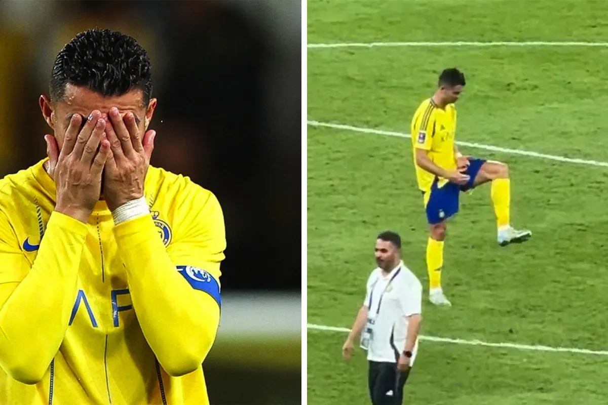 Huilende Cristiano Ronaldo na misser voor open goal in slotsecondes, Al Nassr uitgeschakeld in Aziatische Champions League