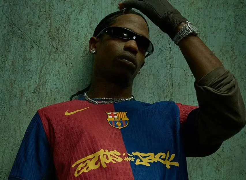 Travis Scott slaat de handen ineen met FC Barcelona voor uniek shirt tijdens aankomende El Clásico tegen Real Madrid