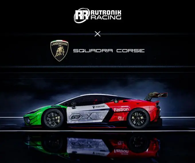 lamborghini 1 squadra corse x rutronik racing logo