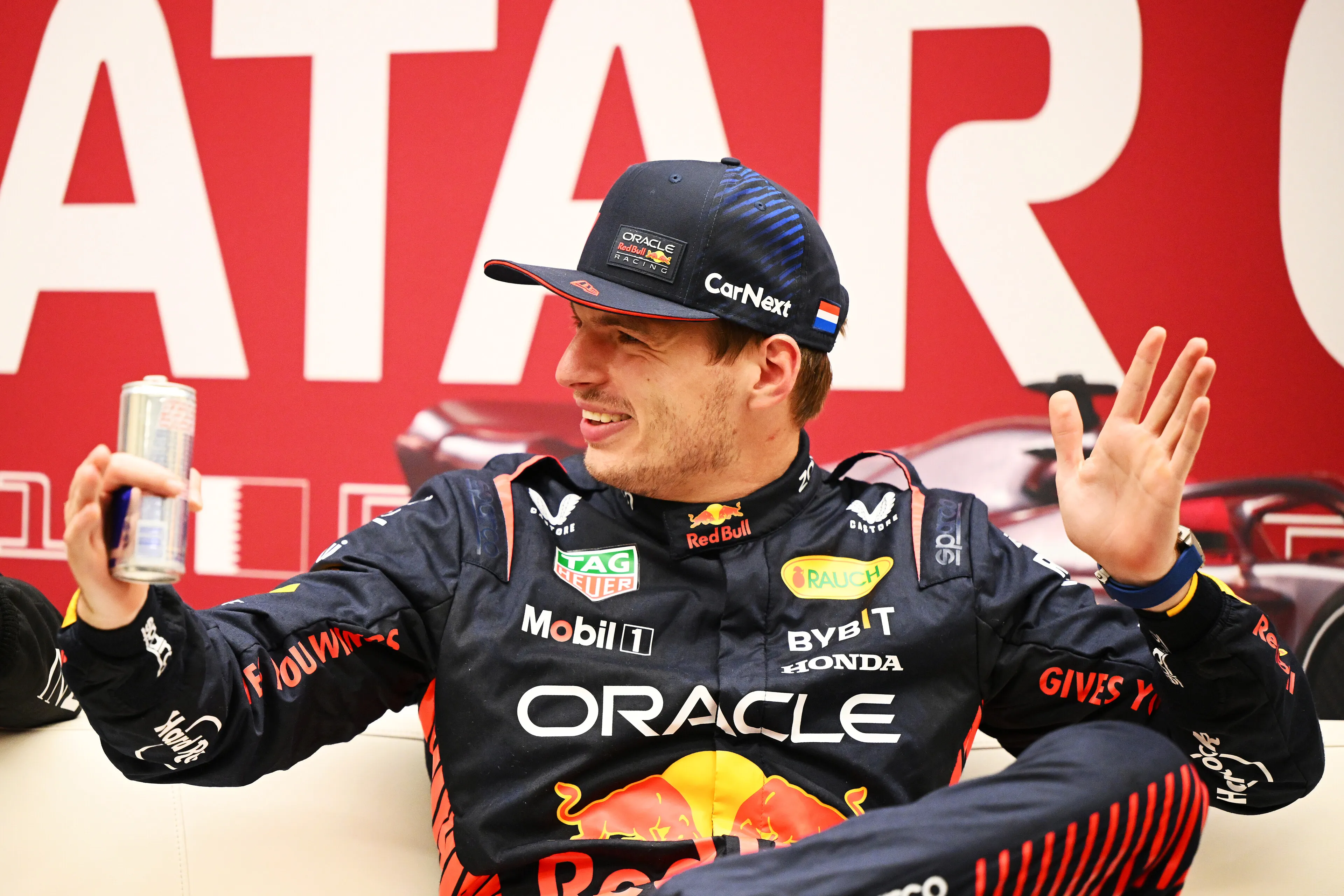 Verstappen Admits He 'Almost Drove Off The Track' Watching Perez vs Alonso Battle