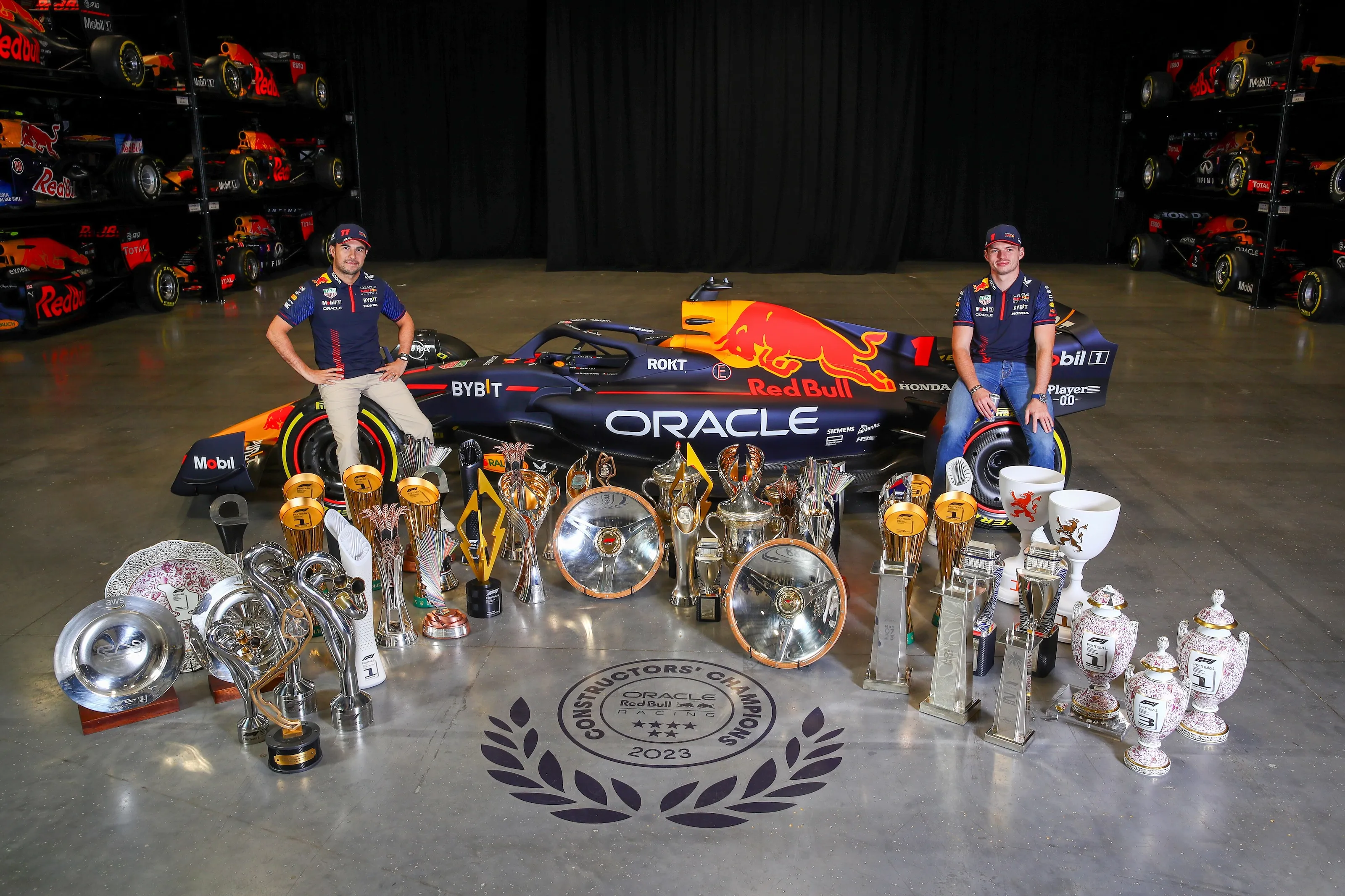 Red Bull's Trophy Photo Meets With Satirical Response On Instagram Discrediting Perez