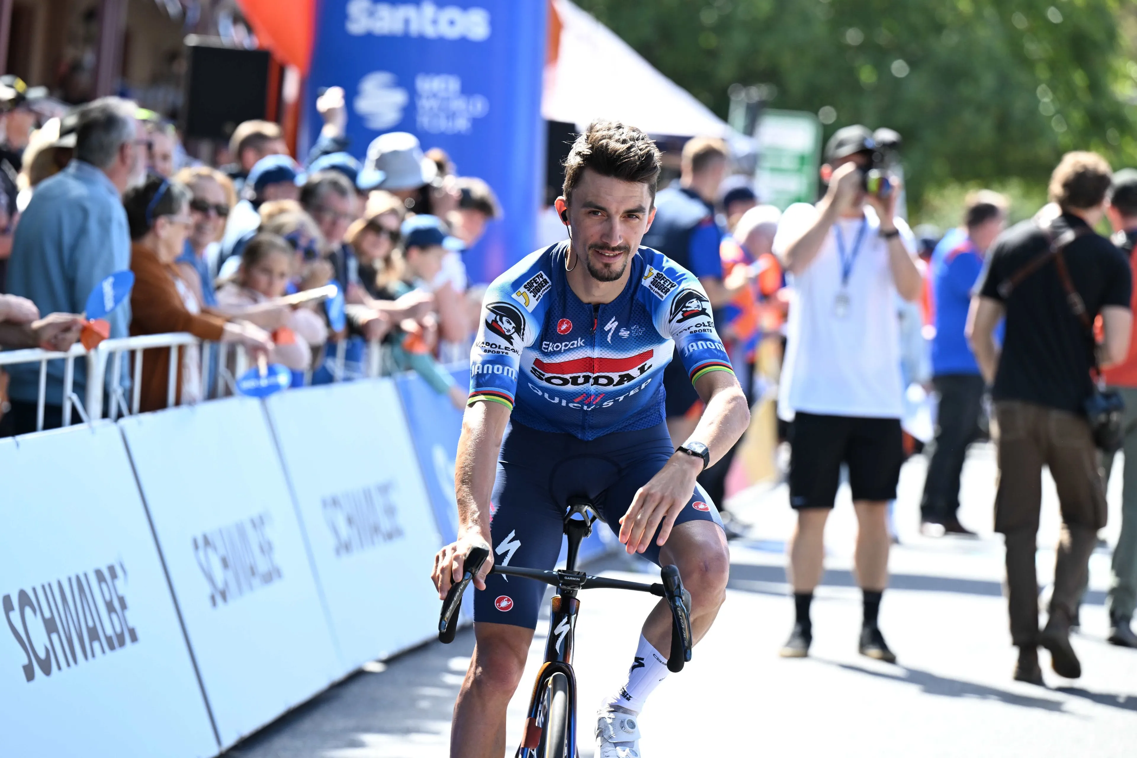 "Platz 4 am Willunga Hill, das ist ein gutes Ergebnis!" - Julian Alaphilippe ist nach seiner ersten Herausforderung bei der Tour Down Under 2024 zuversichtlich