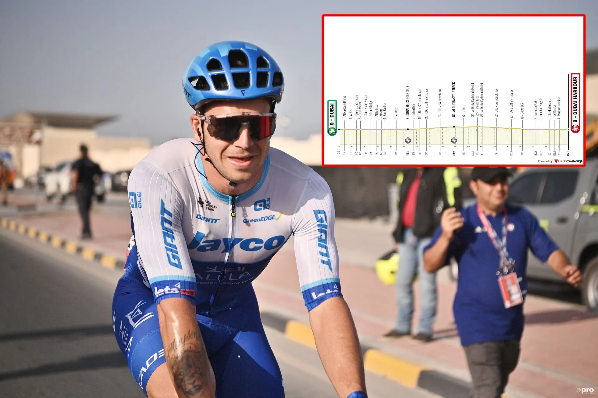 VORSCHAU | UAE Tour 2024 Etappe 4 - Kann Tim Merlier erneut gewinnen? Riesige Kolonne von Sprintern erwartet ein wahrscheinlich chaotisches Finale