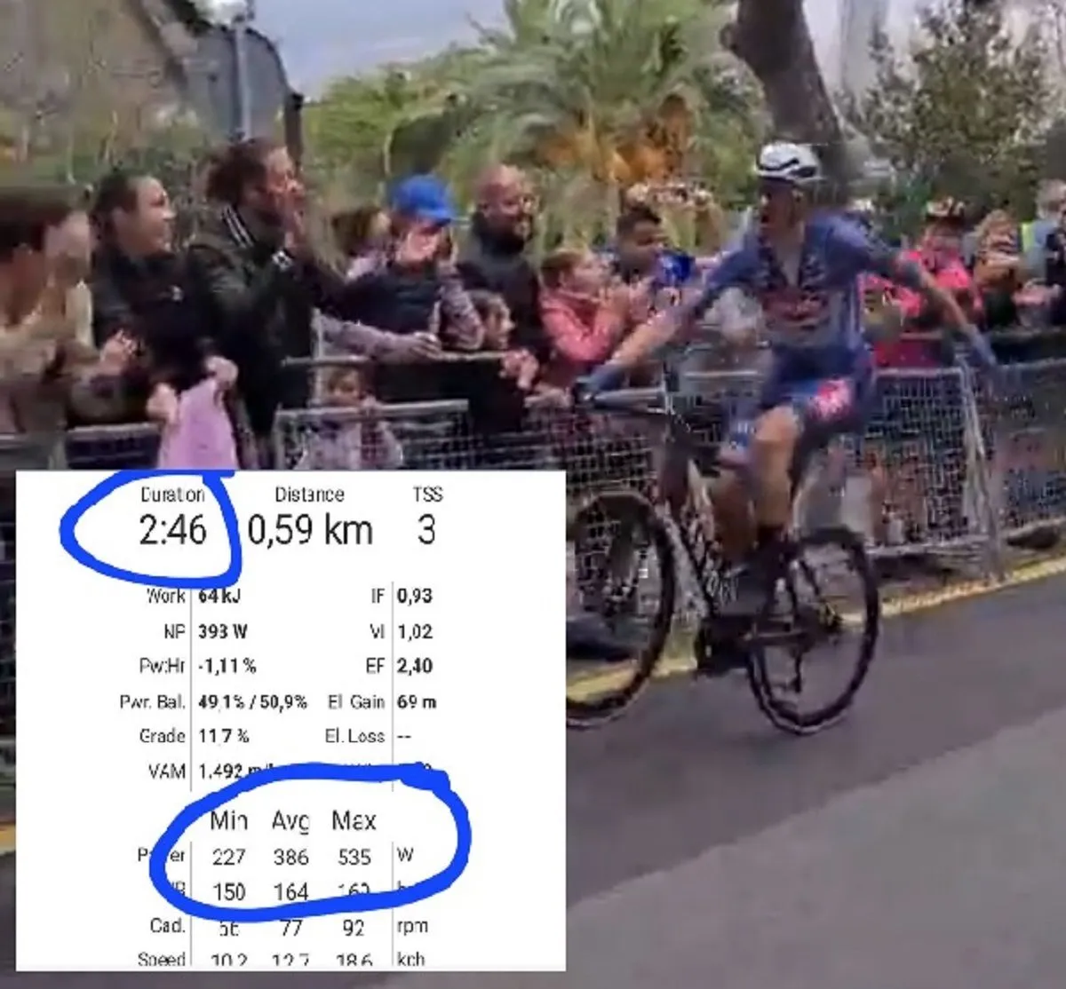VIDEO: Henri Uhligs beeindruckender 400-Watt-Wheelie mit einer Hand auf dem Alto de Montjuic