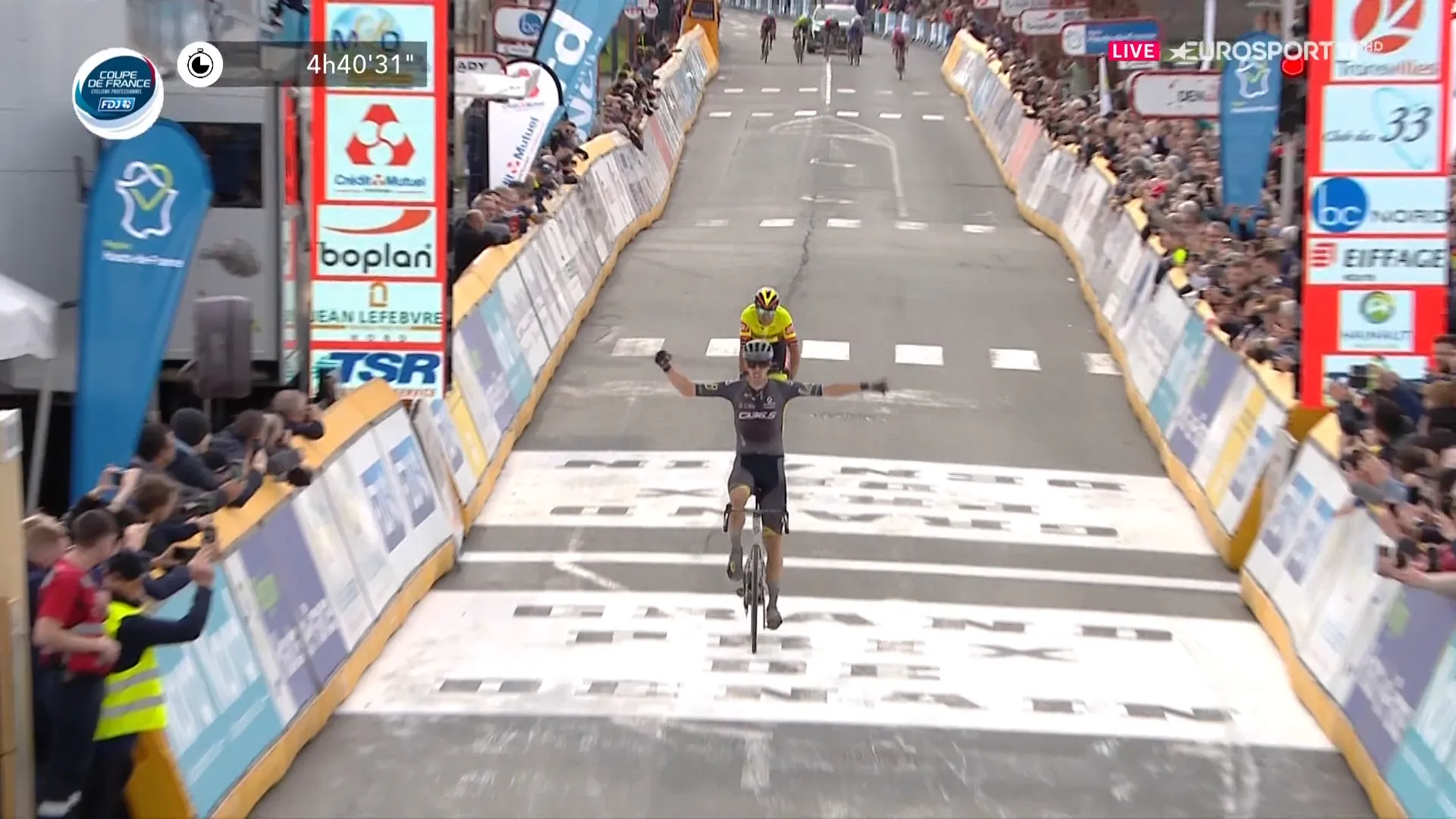 Jannik Steimle gewinnt den Grand Prix de Denain 2024 nach dramatischer Aufholjagd der Verfolgergruppe