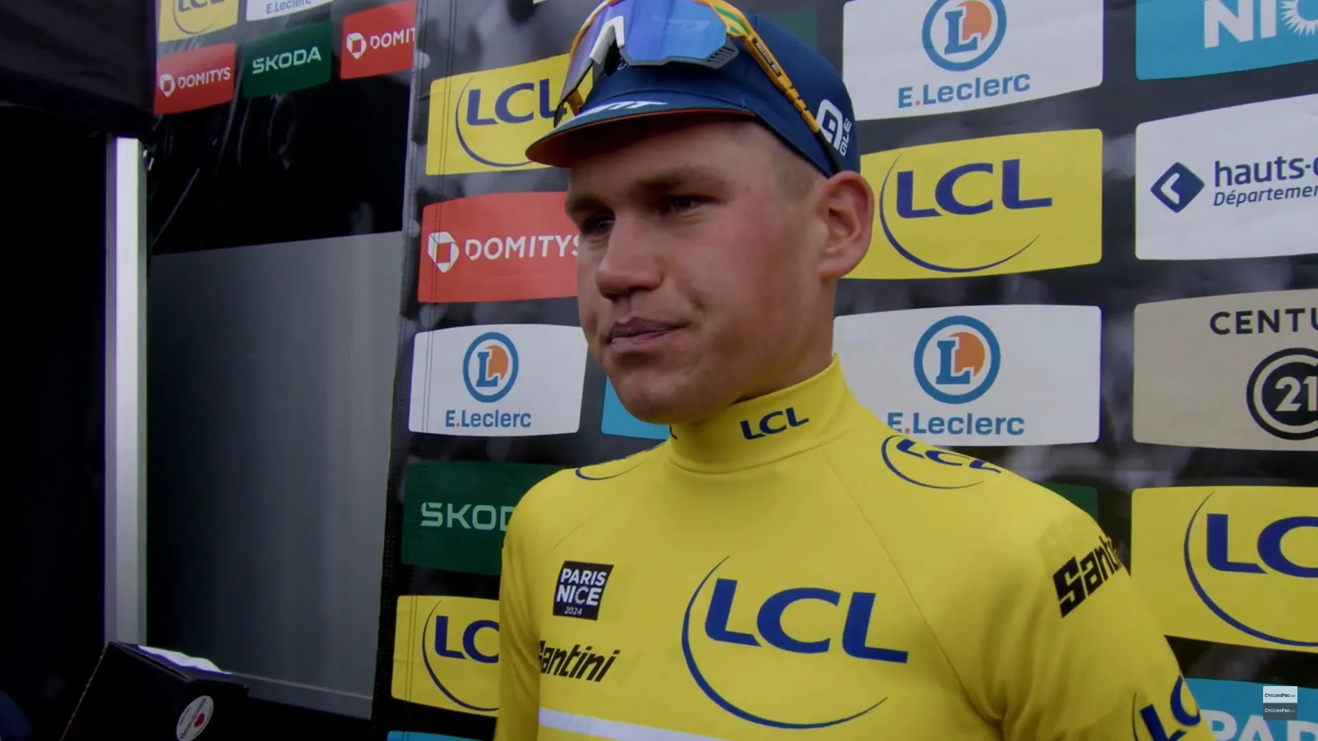 "Ich bin überwältigt davon, wie sich das alles entwickelt hat" - Luke Plapp zeigt sich er als GC-Führender des Maillot Jaune bei Paris-Nice 2024 auf der 4. Etappe für würdig