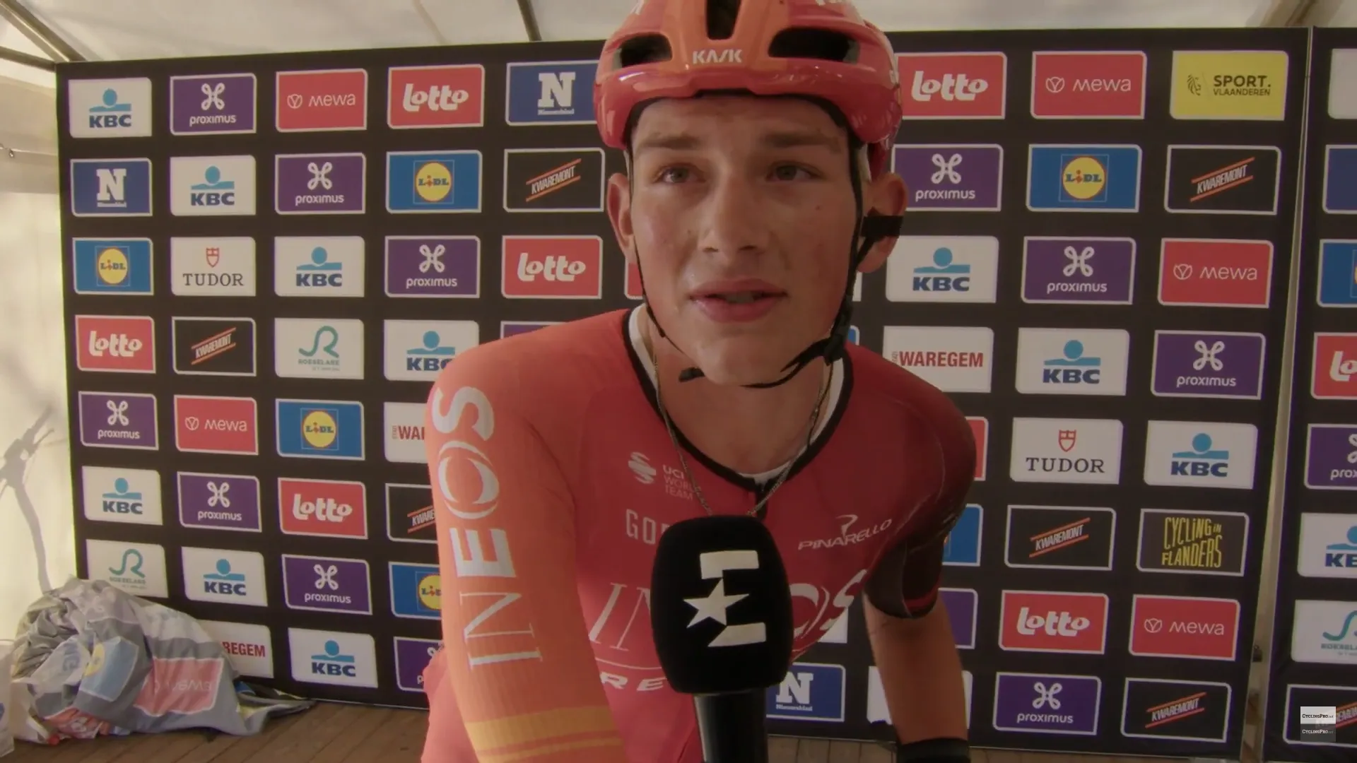 "Zeitfahren ist einfacher!" - Joshua Tarling schafft den Durchbruch bei den Klassikern mit einem tapferen 6. Platz bei Dwars Door Vlaanderen 2024