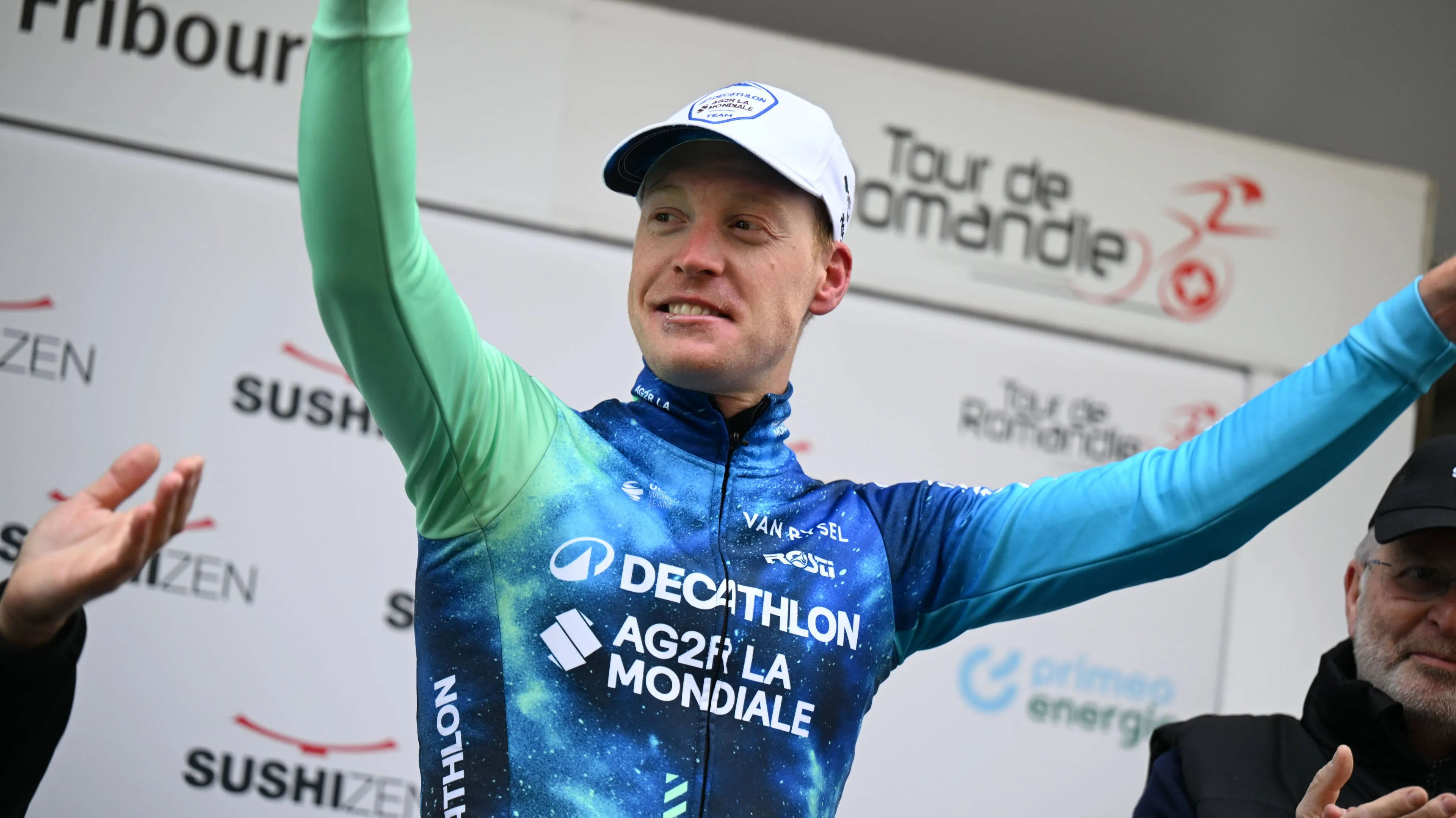 Dorian Godon schnürt mit einem Sieg auf der letzten Etappe der Tour de Romandie 2024 den Doppelpack: "Ich glaube nicht, dass es noch besser werden kann als jetzt"