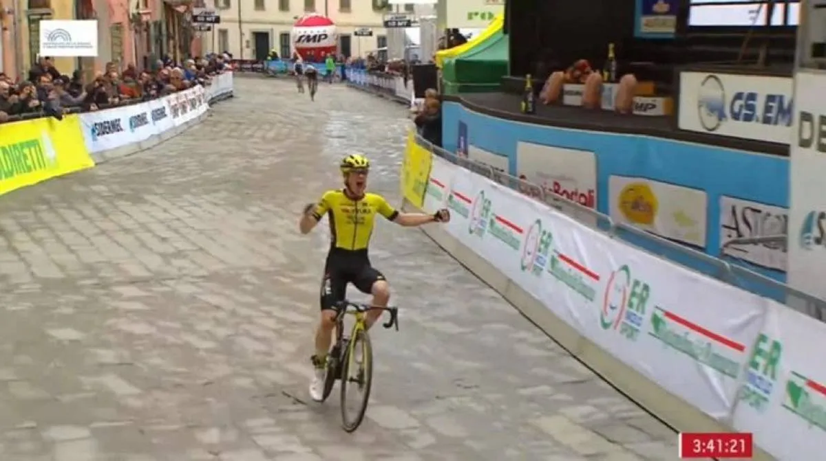 Ein weiterer britischer Visma-Sieg in Italien - Ben Tulett gewinnt solo bei der Settimana Internazionale Coppi e Bartali