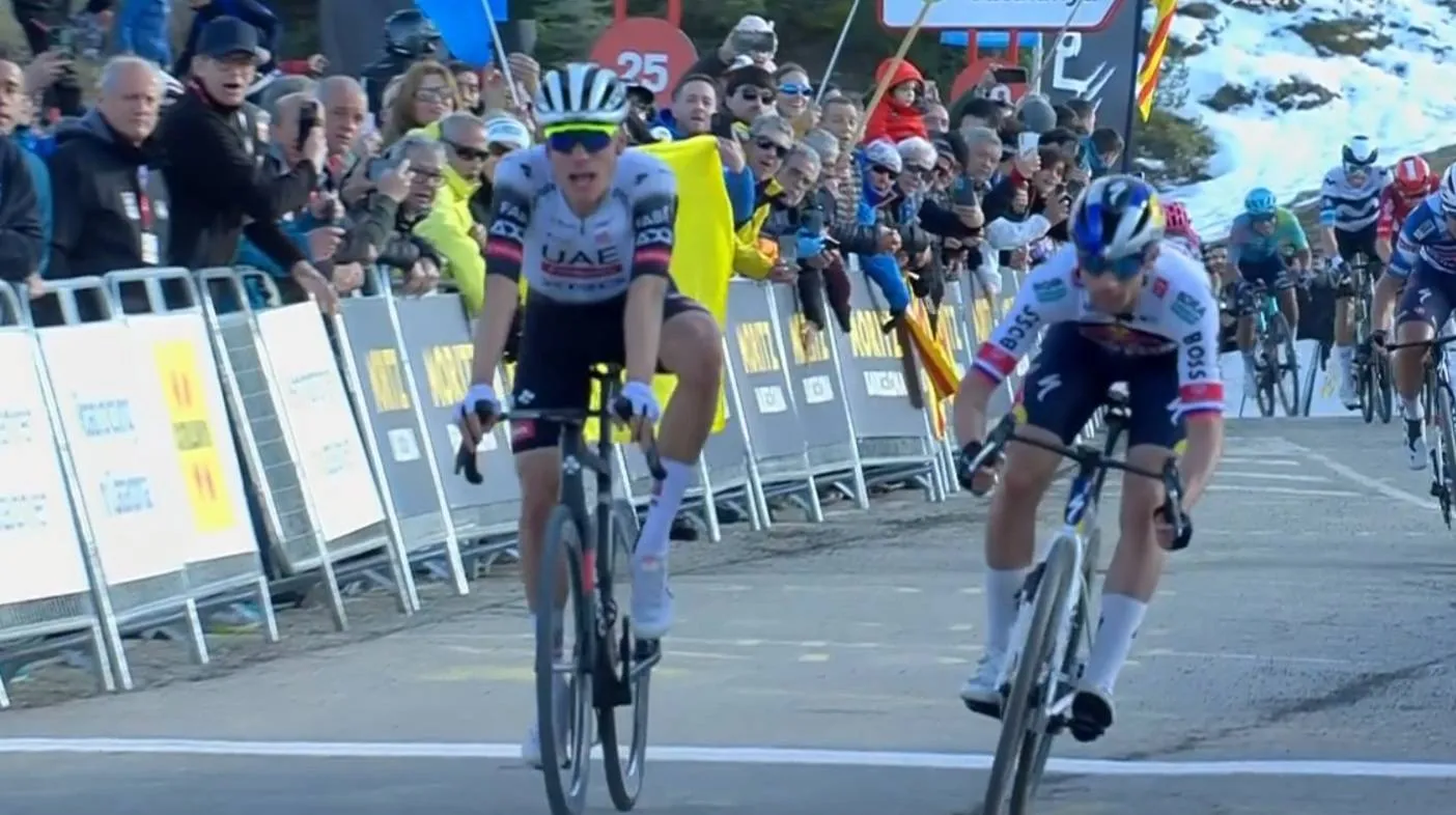 "Ich wusste, dass ich bis zum Ende warten musste" - Juan Ayuso über seinen Sieg gegen Primoz Roglic in Catalunya