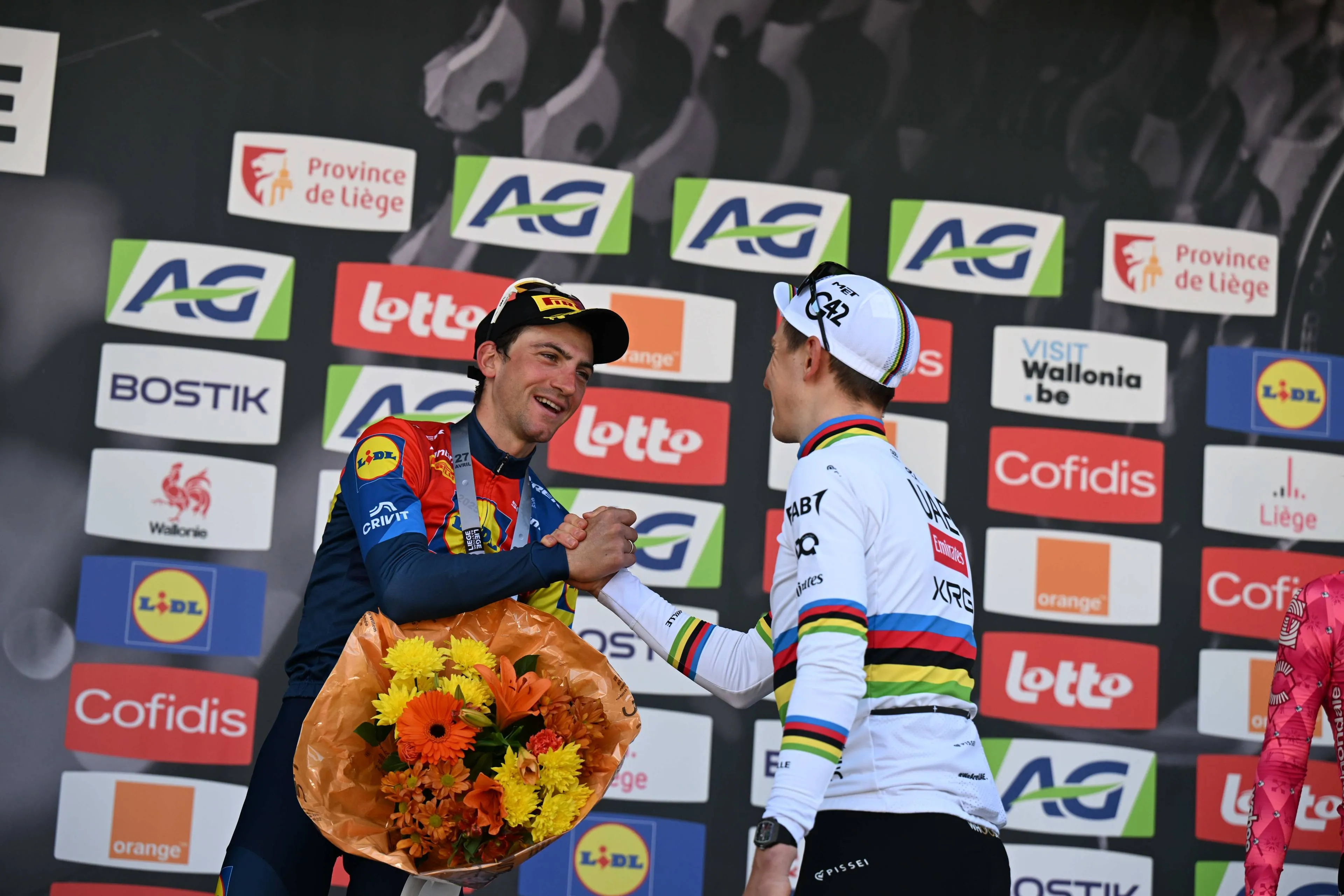 Platz 2 hinter Tadej Pogacar ist für Giulio Ciccone bei Lüttich-Bastogne-Lüttich 2025 "fast so gut wie ein Sieg": "Ich wusste, dass ich nicht die Beine hatte, um ihm zu folgen"