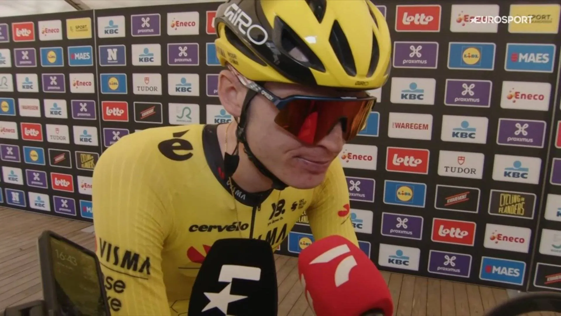 Matteo Jorgenson: "Wir haben uns für den Sprint mit Wout entschieden und das war die falsche Entscheidung".
