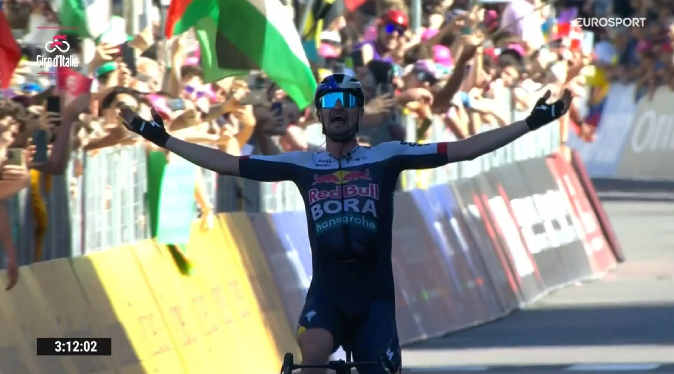 Nico Denz fährt allen davon auf Etappe 18 des Giro d’Italia – mit Tränen im Gesicht und Italien im Herzen