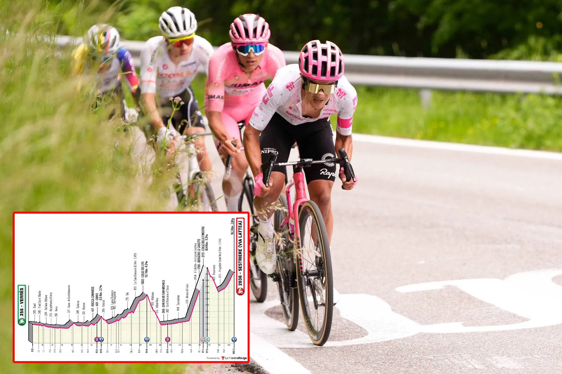 VORSCHAU | Giro d'Italia 2025 Etappe 20 - Colle delle Finestre entscheidet den Giro d’Italia – Del Toro im Duell mit Carapaz und Yates