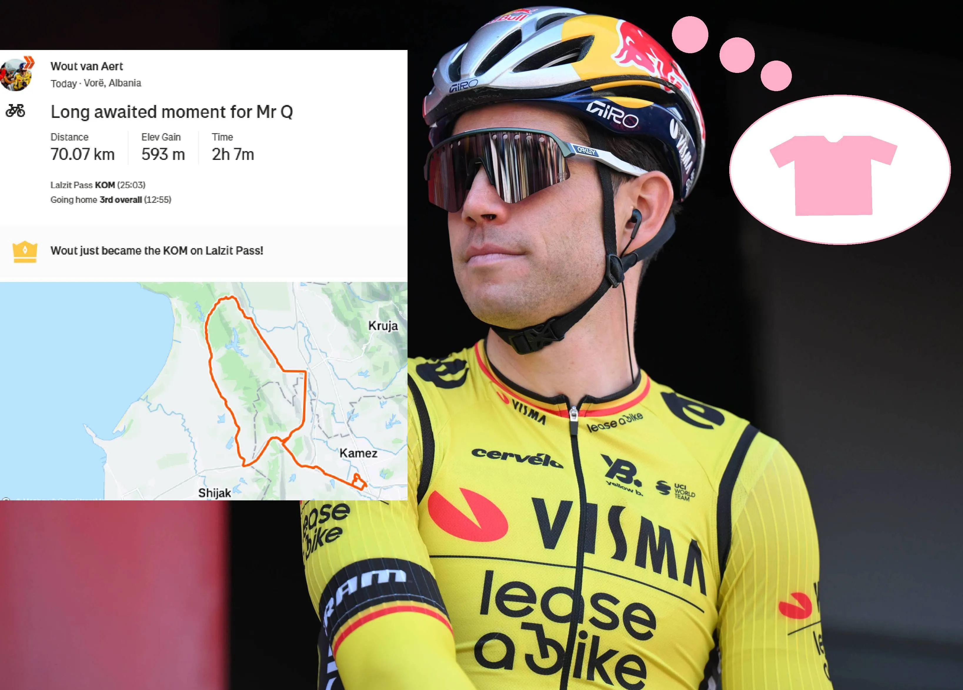 Grande Partenza in Albanien: Giro 2025 beginnt mit Topchancen für Wout Van Aert