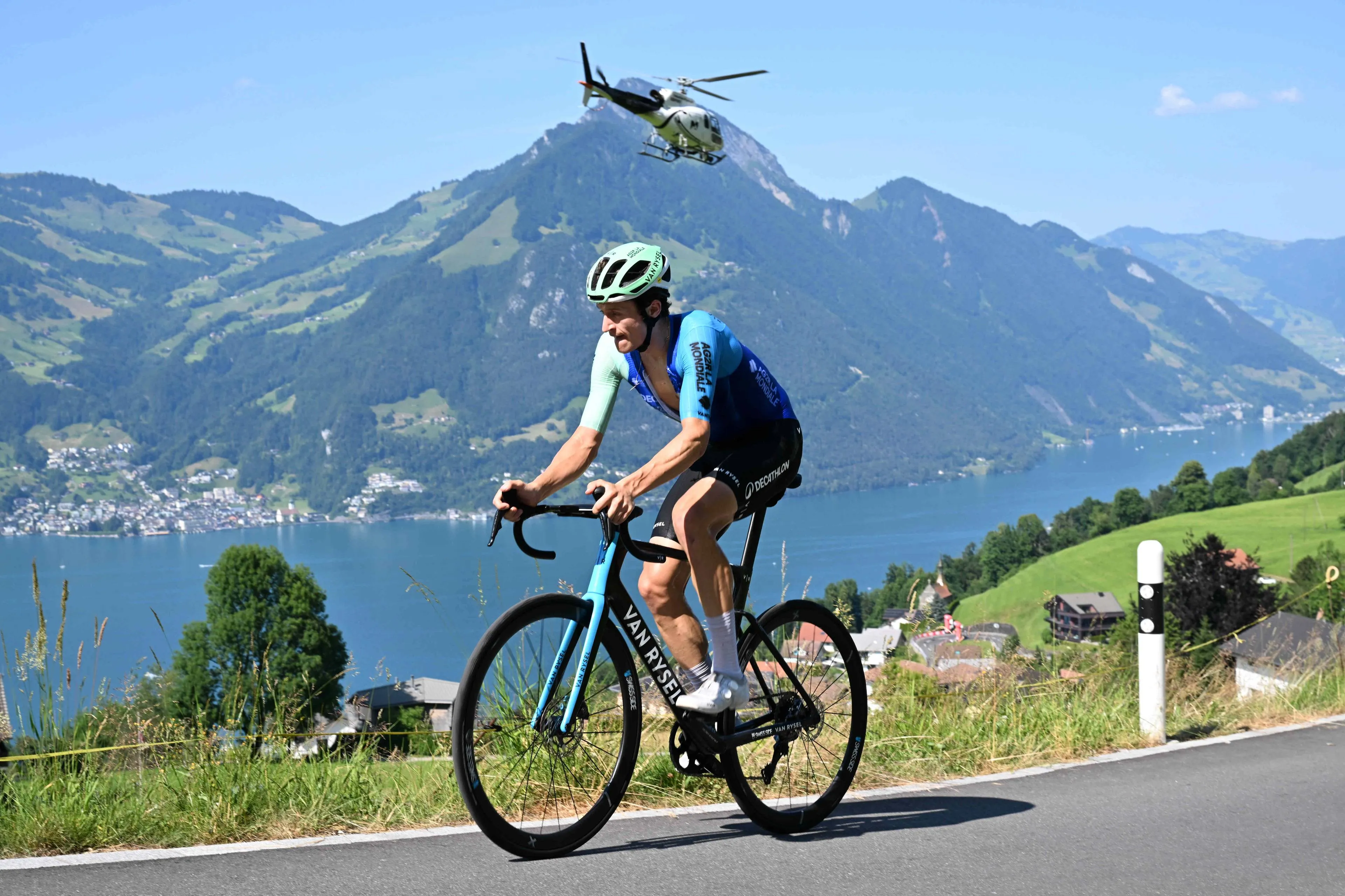 "Ich bin sehr zufrieden mit dem, was wir diese Woche geleistet haben" - Felix Gall nach der Tour de Suisse bereit für die Tour de France