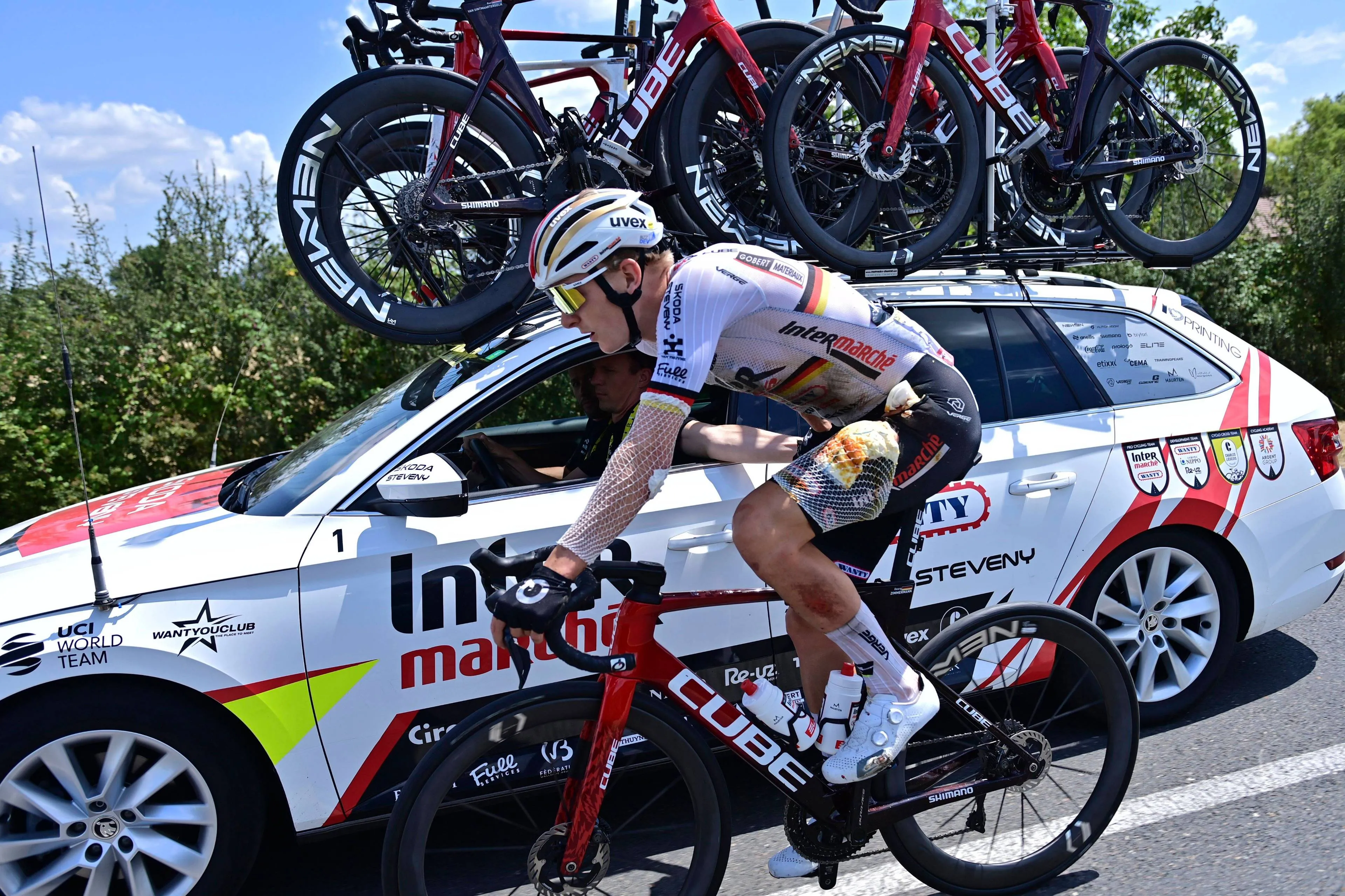 Nach schwerem Sturz auf der 9. Etappe: Georg Zimmermann muss die Tour de France aufgeben