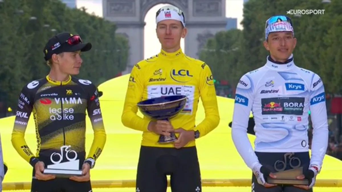 Tour de France 2025 Finales Klassement - Lipowitz beeindruckender 3.Platz im weißen Jersey