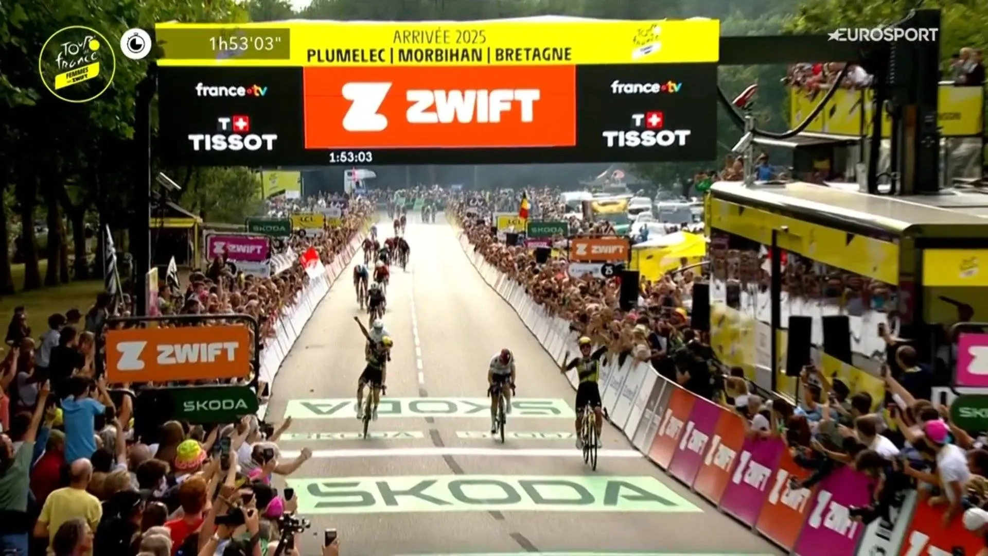 Visma-Meisterleistung bringt Marianne Vos den Sieg beim Auftakt der Tour de France Femmes