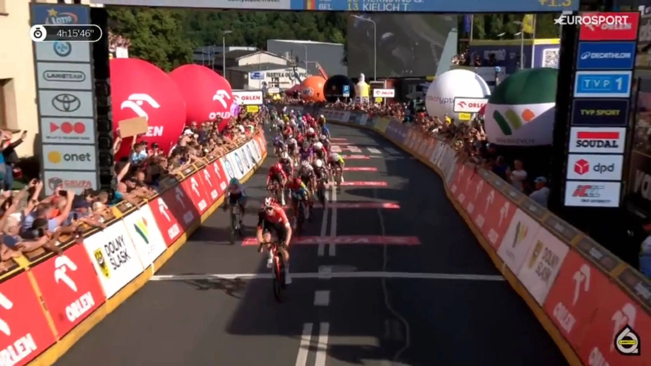 Ben Turner siegt nach chaotischem Finale – 3. Etappe der Tour de Pologne von Sturz und Neutralisierung geprägt