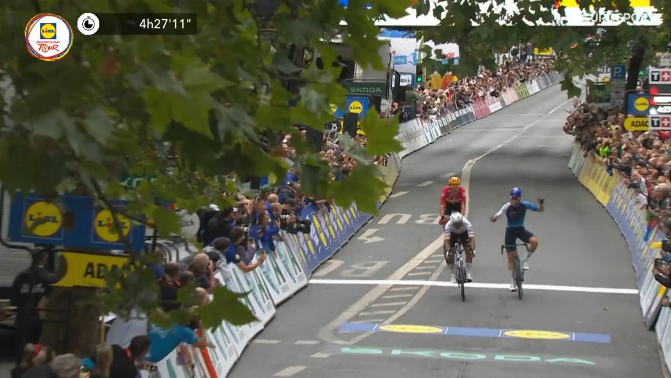 Jhonatan Narváez gewinnt 2. Etappe der Deutschland Tour in Neheim – Sheehan jubelt zu früh