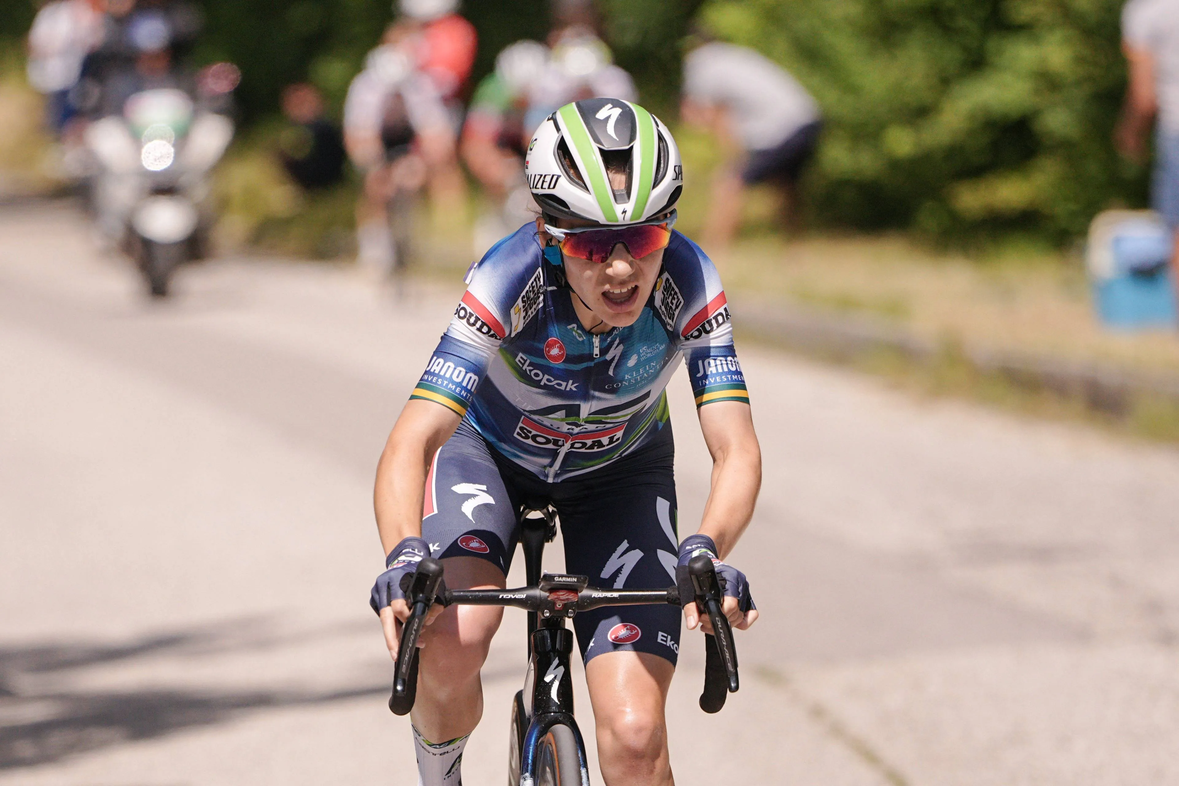 „Ich hatte einfach nicht die Beine, um es zu Ende zu bringen“ – Sarah Gigante kämpft sich durch bitteres Tour-Finale