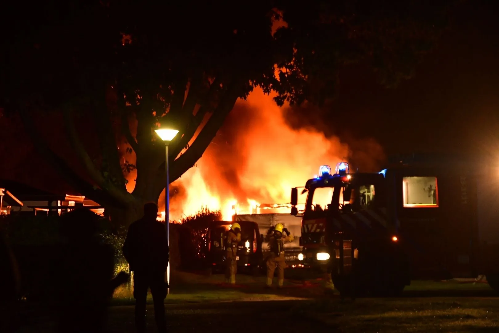 Brand stacaravan Arcen: hond overleden