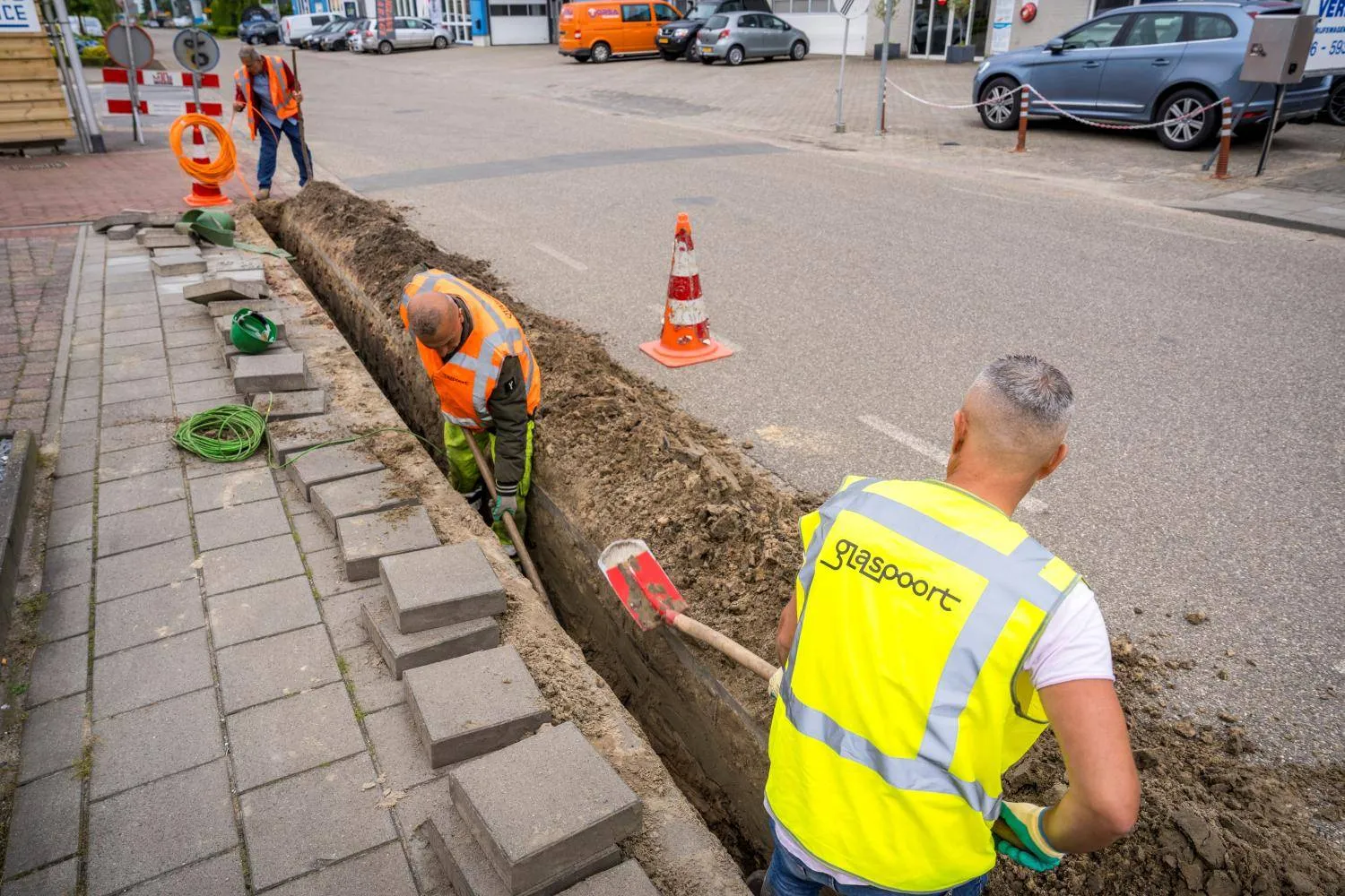 Aanleg glasvezel Glaspoort1