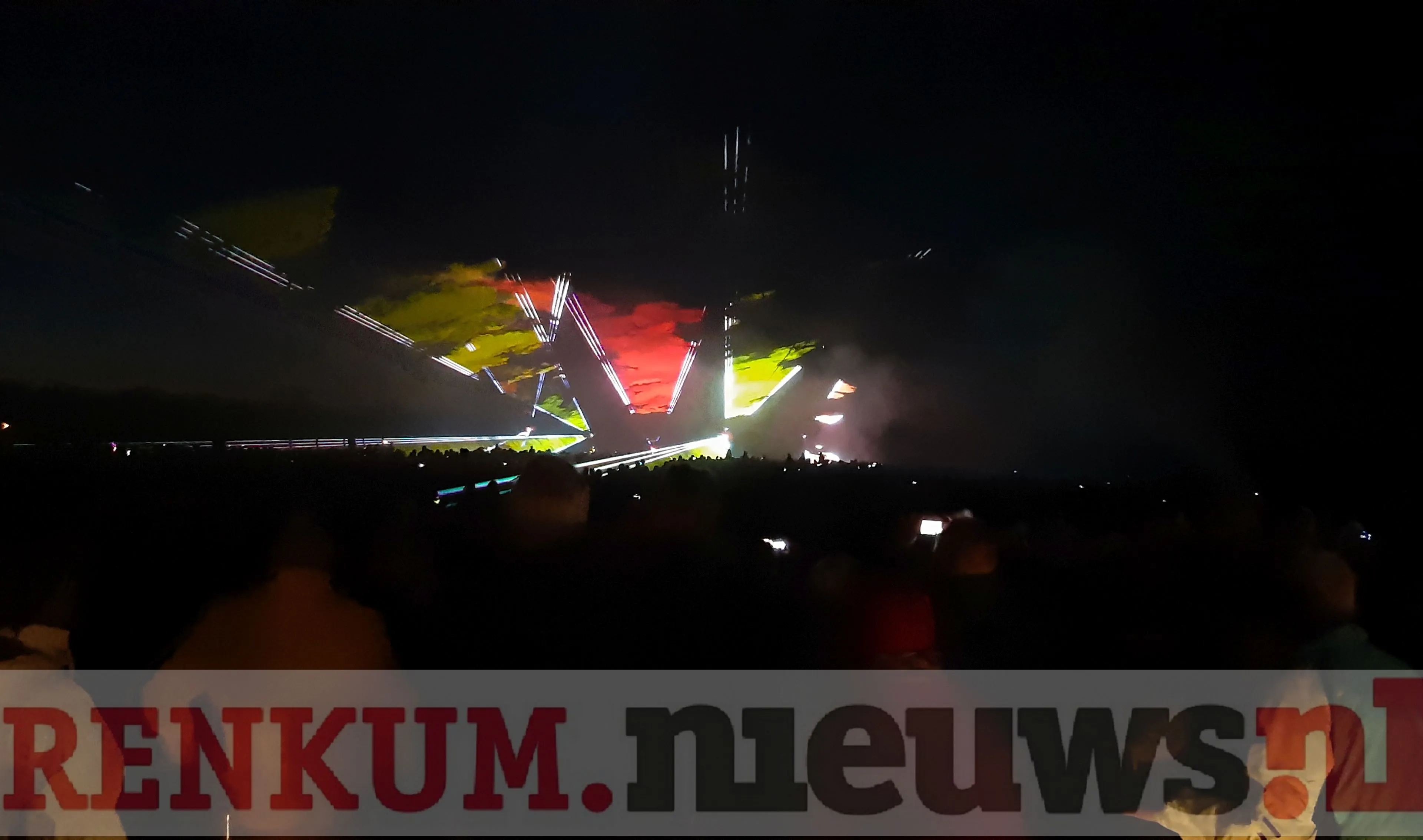 Video: de lasershow van de Renkum Airborne