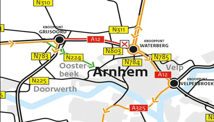 a12 waterberg grijsoord dicht0